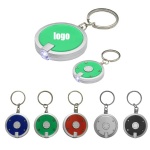Round LED Keychain