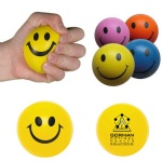2.5'' Smiley Face Stress Ball